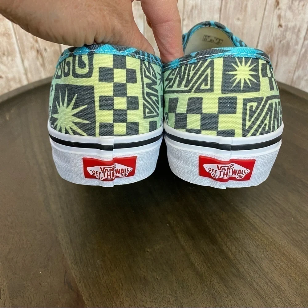 Vans Authentic SF Tribal Check‎ Multicolor Sneaker Size 6 Women